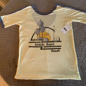 Free People tee with vintage feel